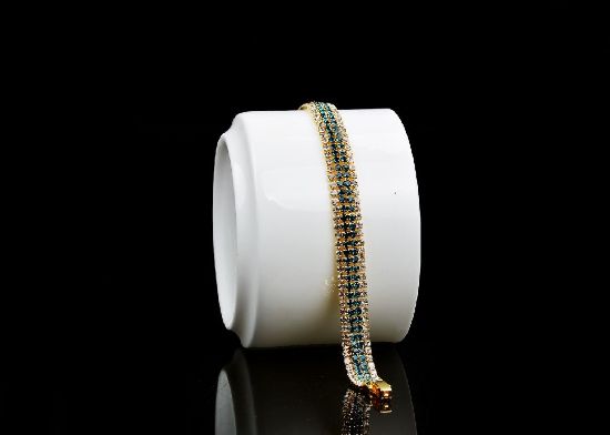 Poza cu Bratara Verde-Auriu, Stralucitoare, Eleganta, pentru Femei